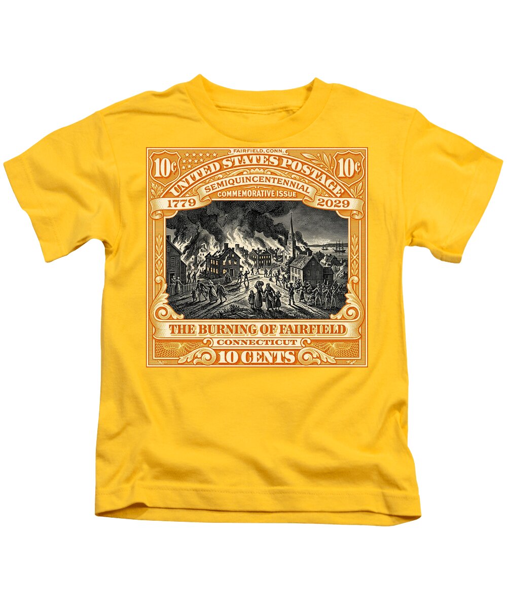 Burning of Fairfield 10c 1 - Kids T-Shirt