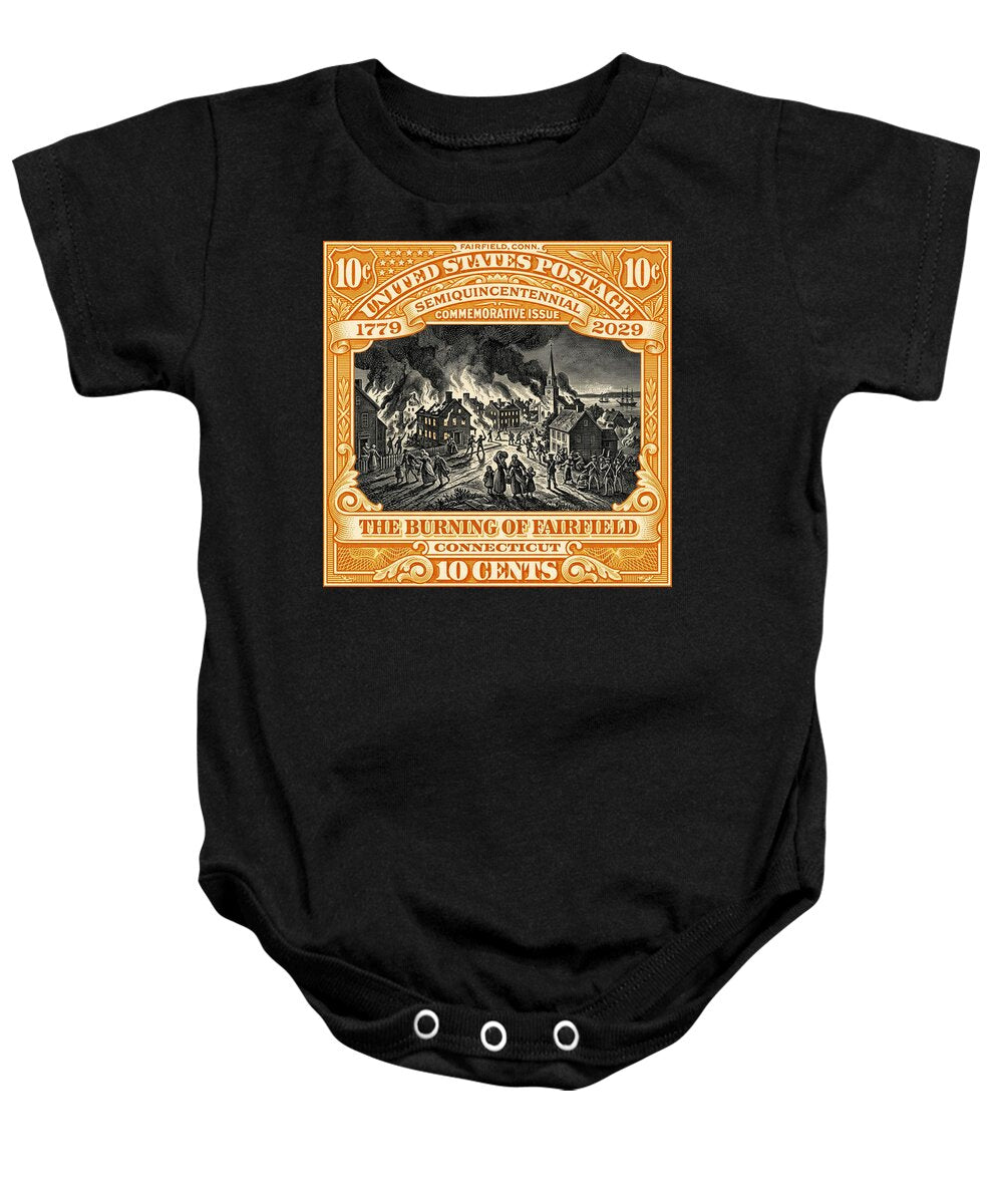 Burning of Fairfield 10c 1 - Baby One-Piece