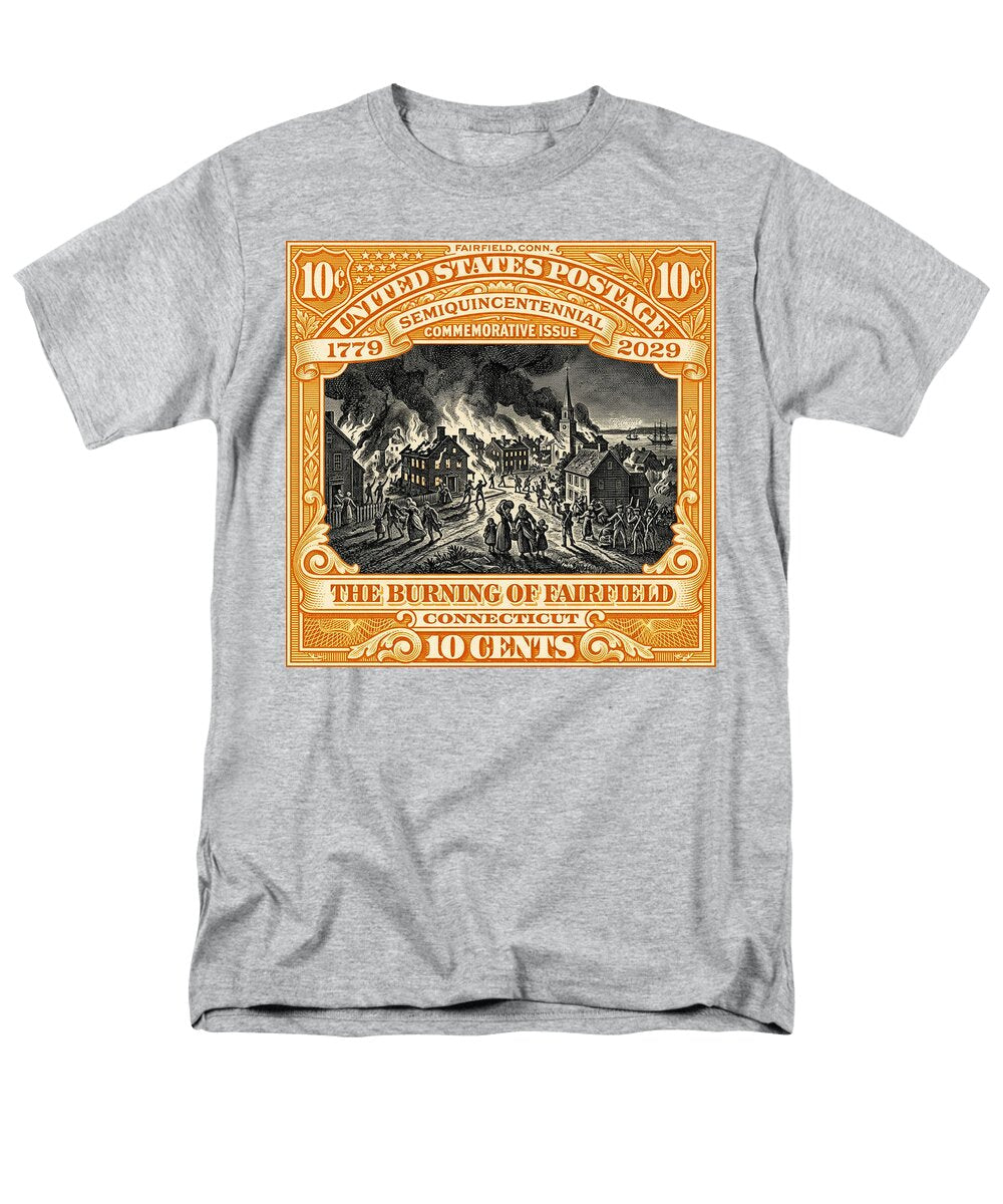 Burning of Fairfield 10c 1 - Men's T-Shirt  (Regular Fit)