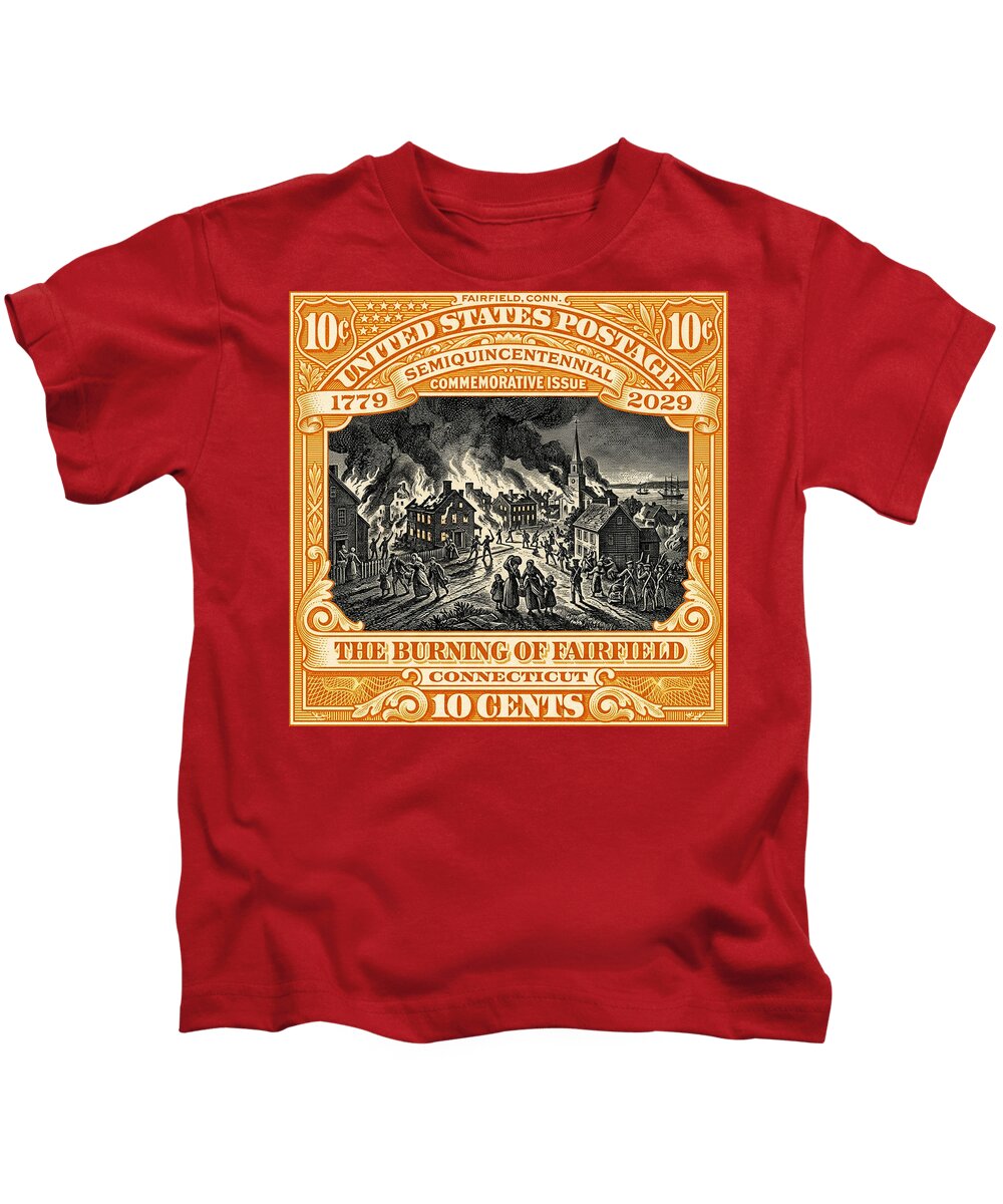 Burning of Fairfield 10c 1 - Kids T-Shirt