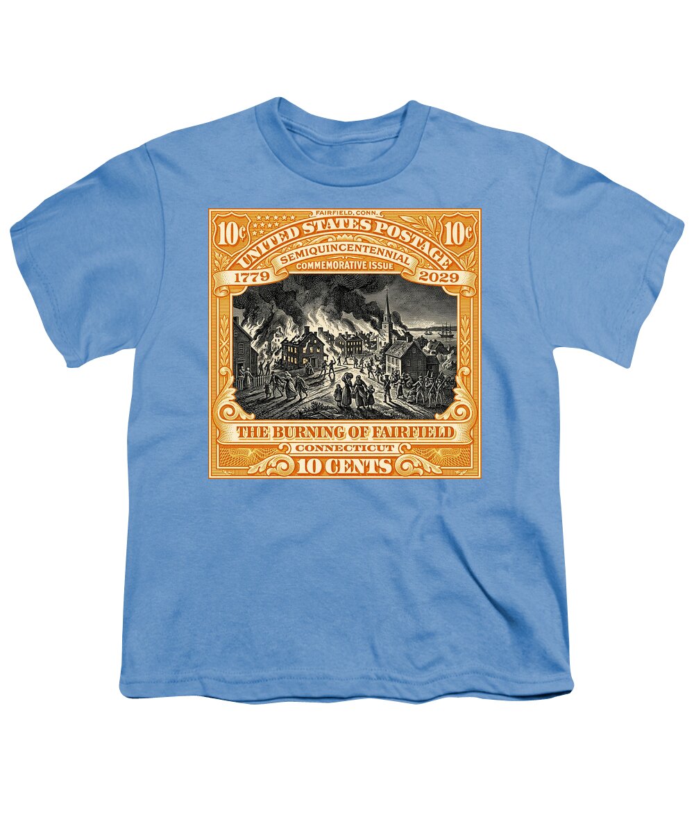 Burning of Fairfield 10c 1 - Youth T-Shirt