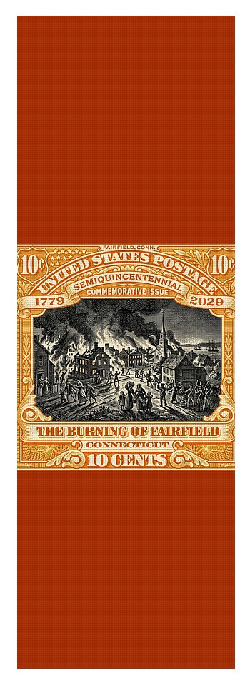 Burning of Fairfield 10c 1 - Yoga Mat