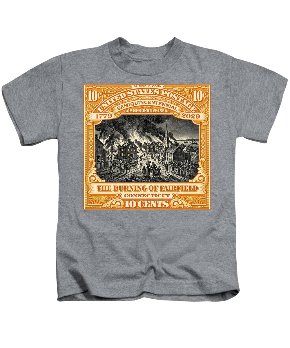 Burning of Fairfield 10c 1 - Kids T-Shirt