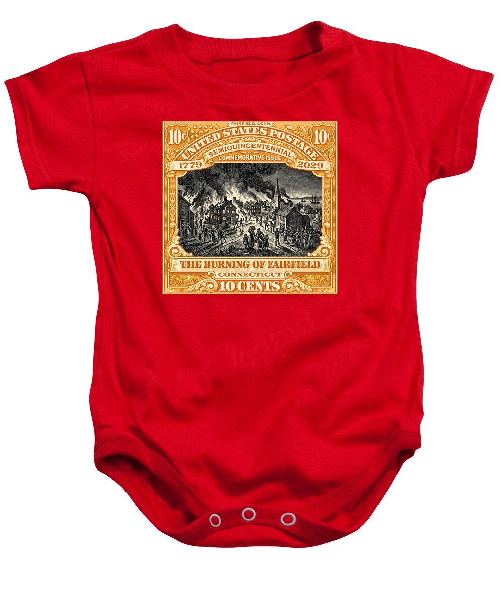 Burning of Fairfield 10c 1 - Baby One-Piece