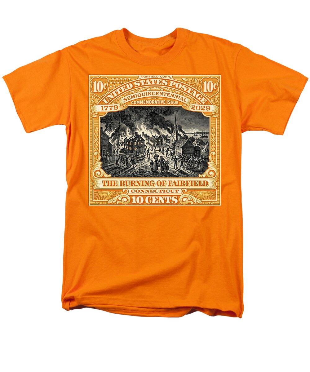 Burning of Fairfield 10c 1 - Men's T-Shirt  (Regular Fit)