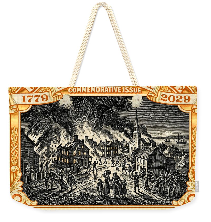 Burning of Fairfield 10c 1 - Weekender Tote Bag