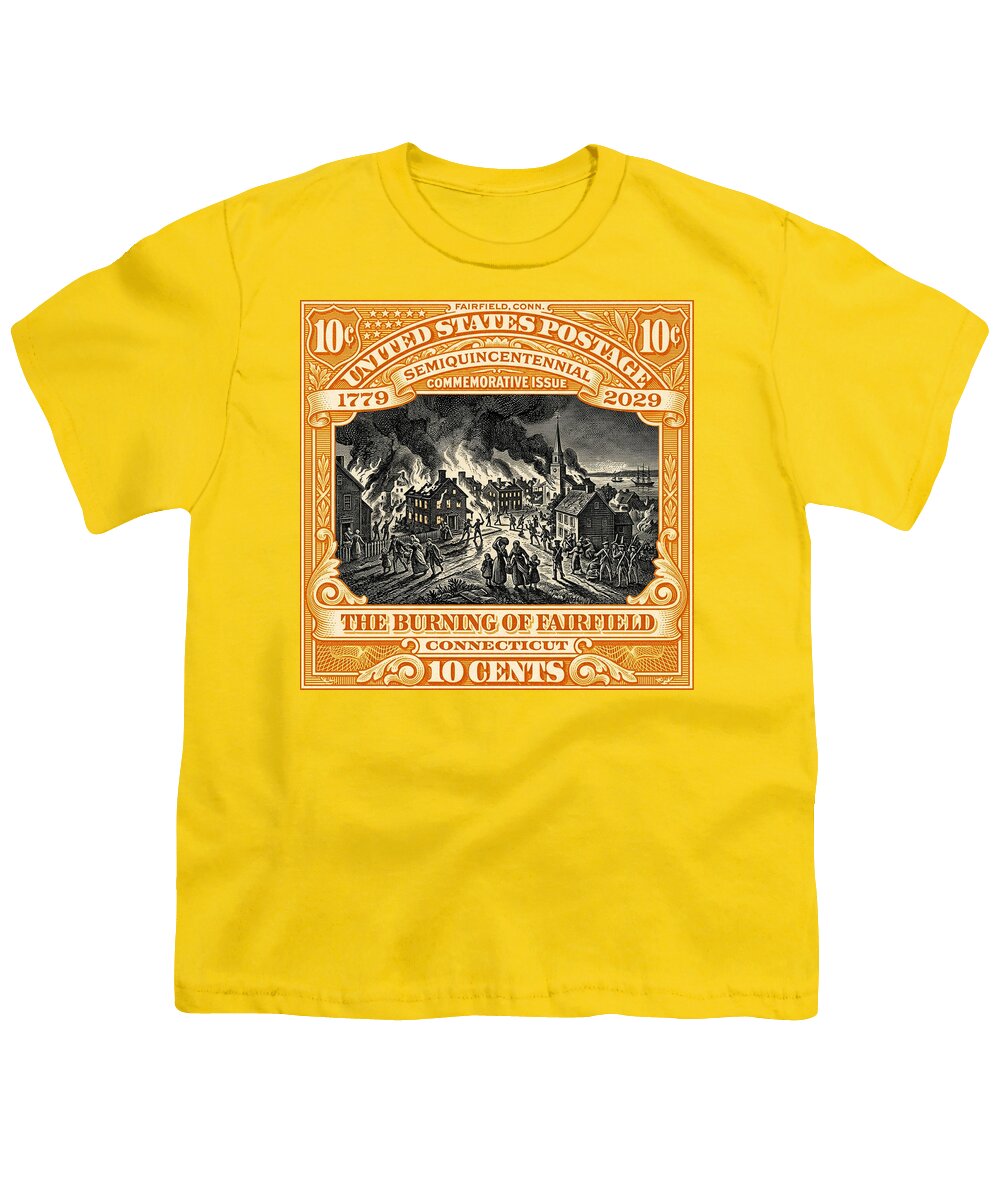 Burning of Fairfield 10c 1 - Youth T-Shirt