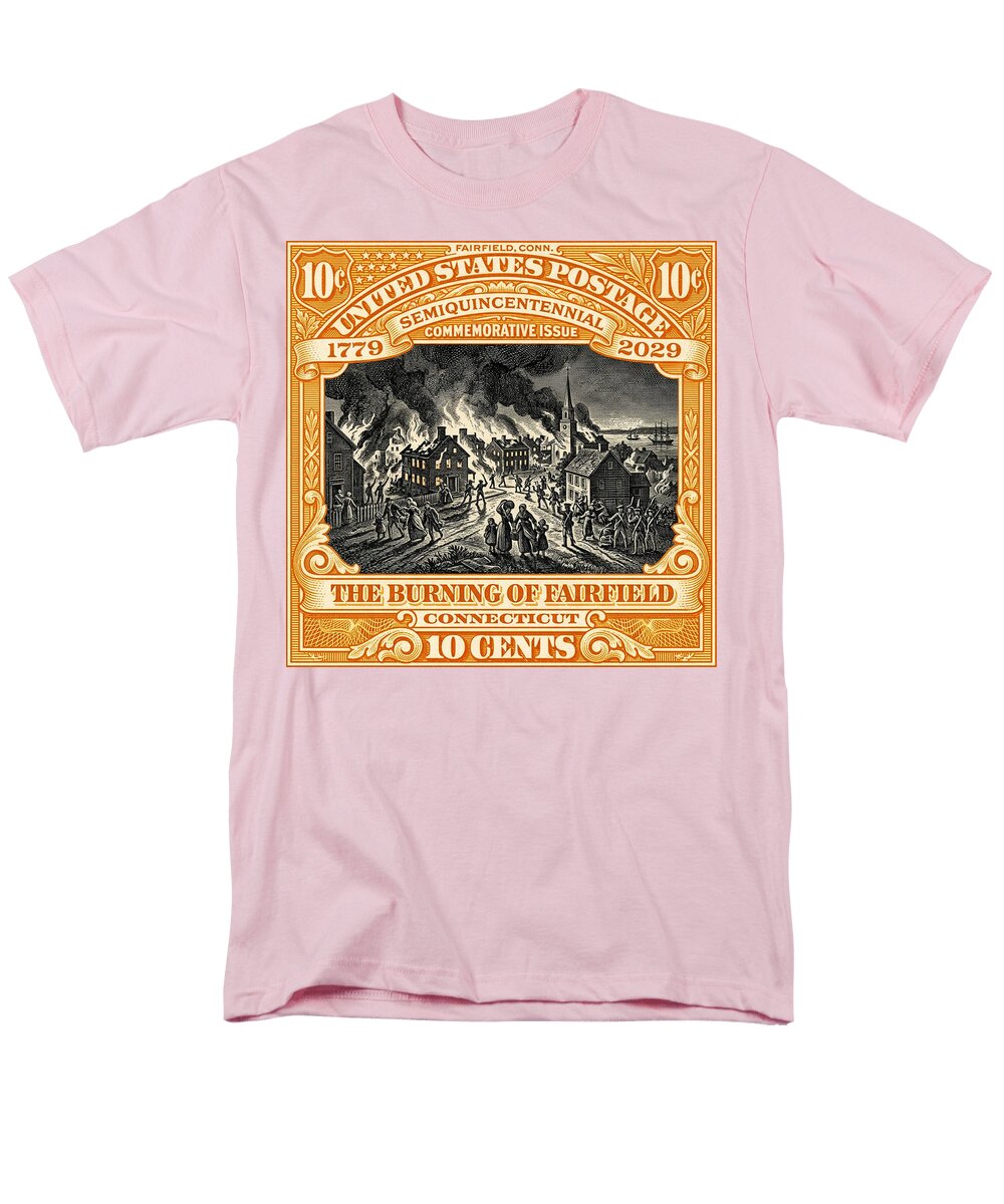 Burning of Fairfield 10c 1 - Men's T-Shirt  (Regular Fit)