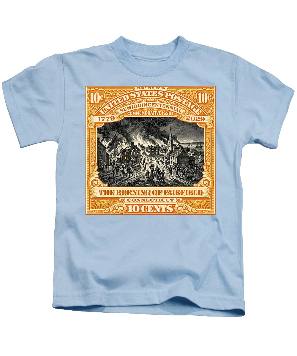 Burning of Fairfield 10c 1 - Kids T-Shirt