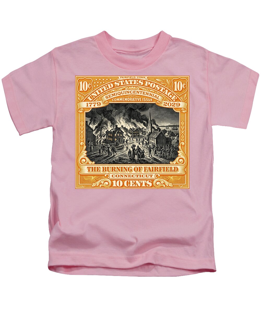 Burning of Fairfield 10c 1 - Kids T-Shirt