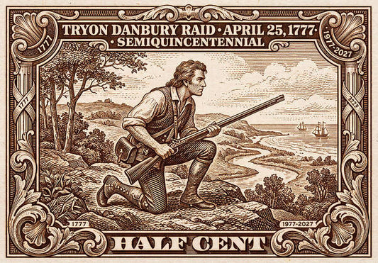 Tryon Danbury Raid 1/2c 2 - Art Print