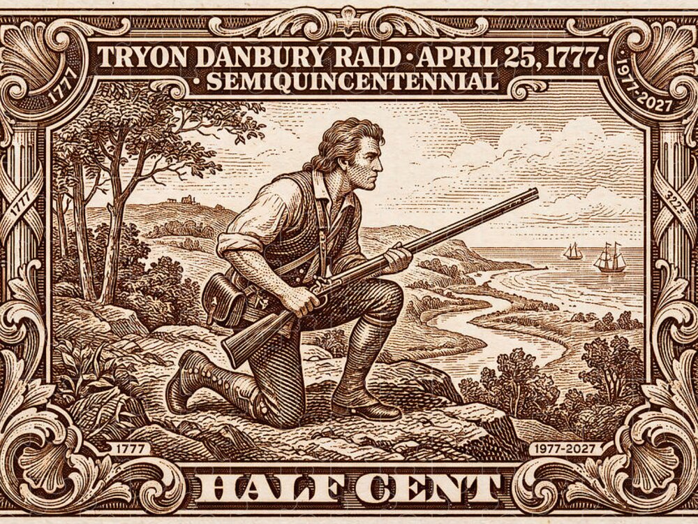 Tryon Danbury Raid 1/2c 2 - Puzzle