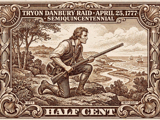 Tryon Danbury Raid 1/2c 2 - Puzzle