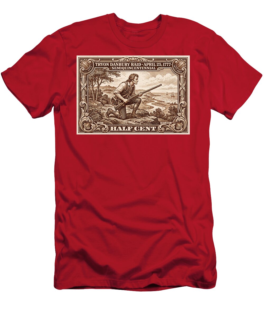 Tryon Danbury Raid 1/2c 2 - T-Shirt