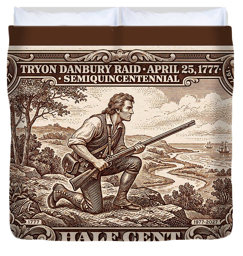 Tryon Danbury Raid 1/2c 2 - Duvet Cover