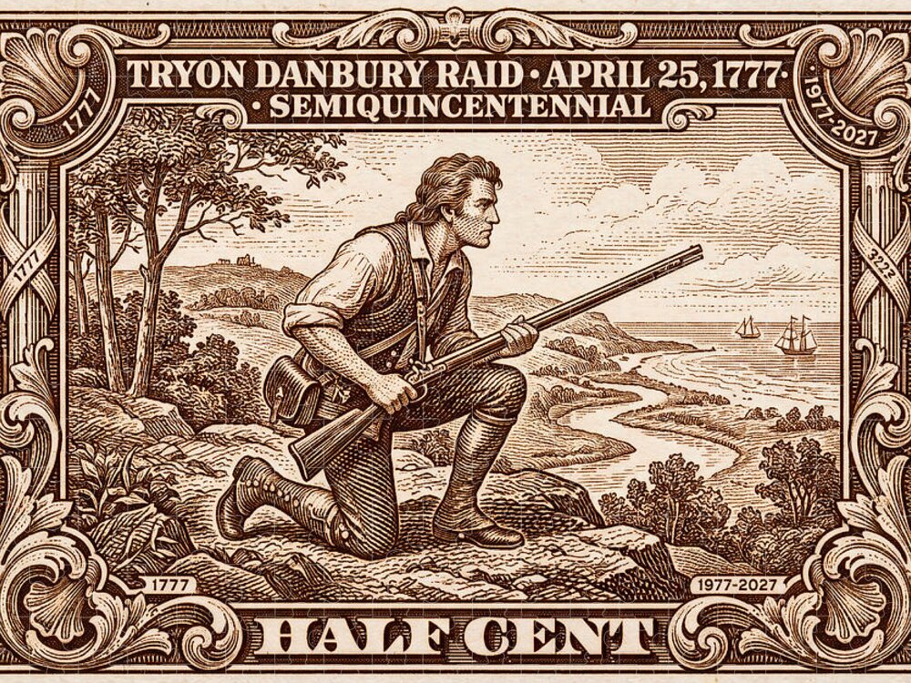 Tryon Danbury Raid 1/2c 2 - Puzzle