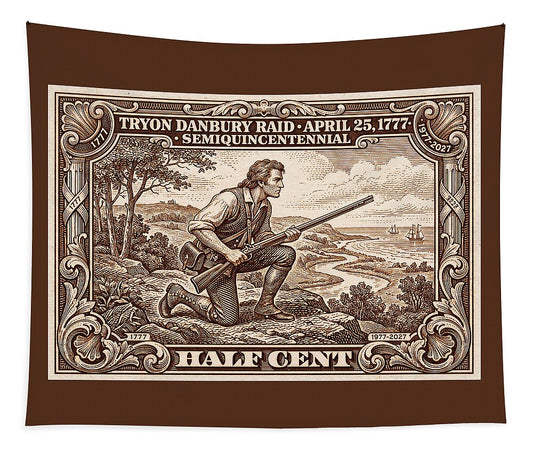 Tryon Danbury Raid 1/2c 2 - Tapestry
