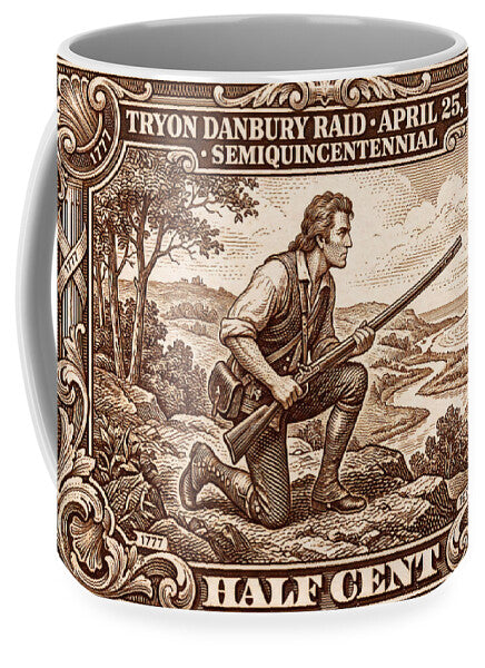 Tryon Danbury Raid 1/2c 2 - Mug