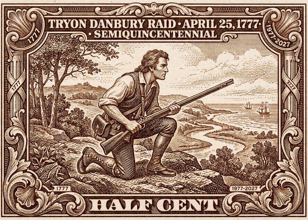 Tryon Danbury Raid 1/2c 2 - Puzzle
