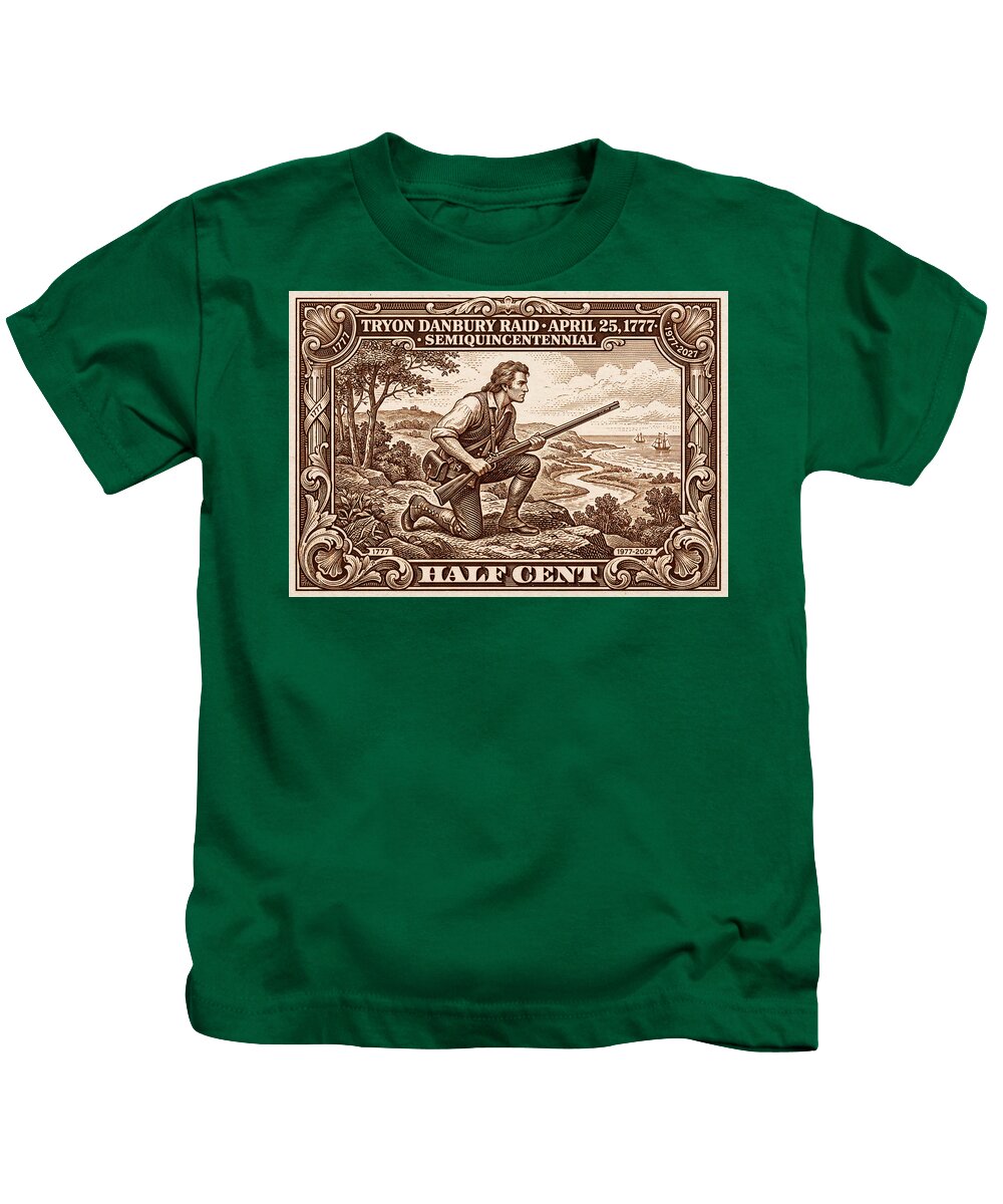 Tryon Danbury Raid 1/2c 2 - Kids T-Shirt
