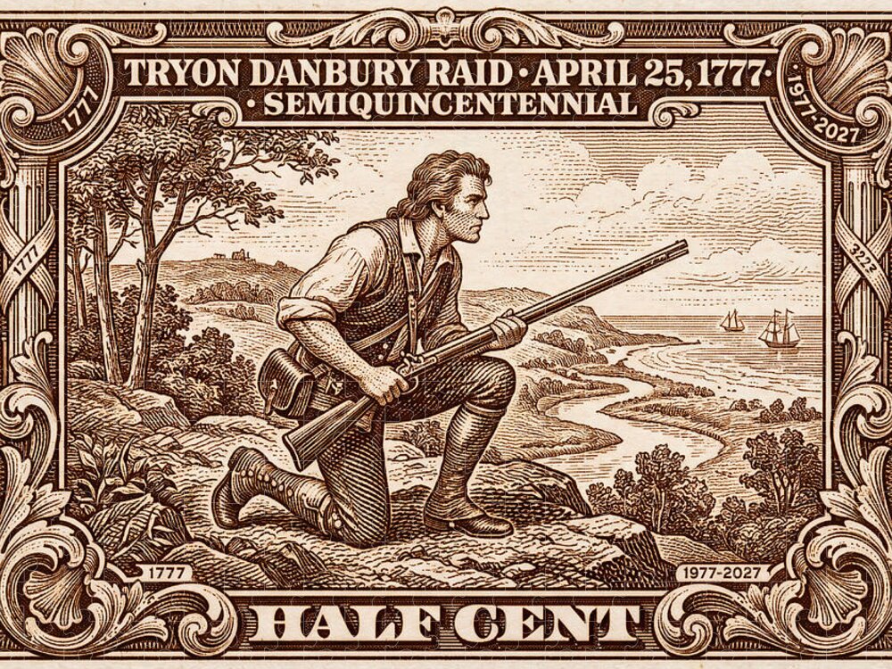 Tryon Danbury Raid 1/2c 2 - Puzzle