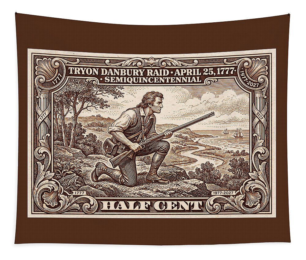 Tryon Danbury Raid 1/2c 2 - Tapestry