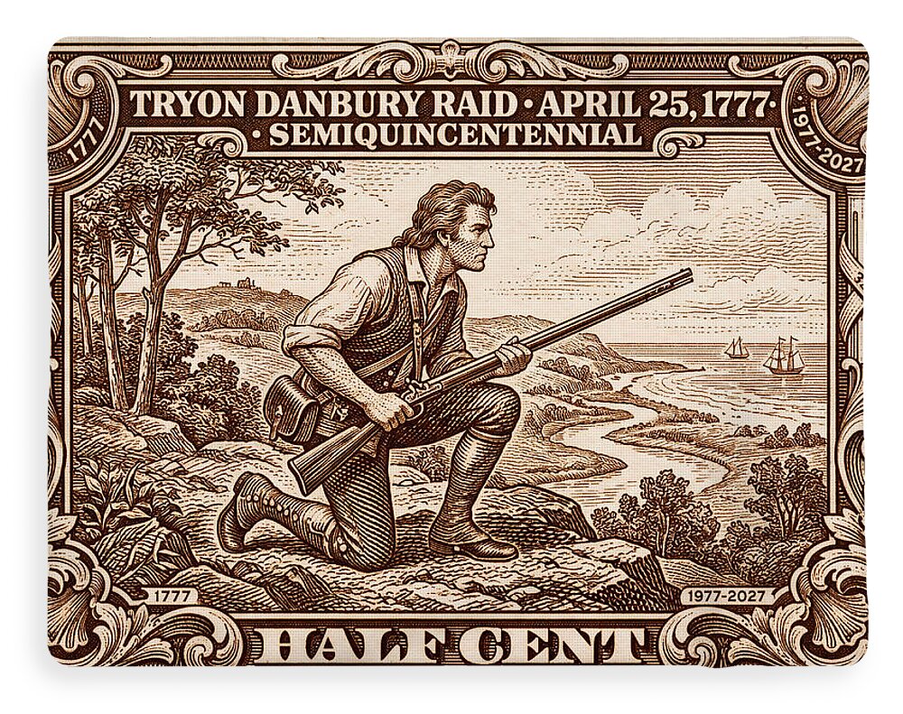 Tryon Danbury Raid 1/2c 2 - Blanket