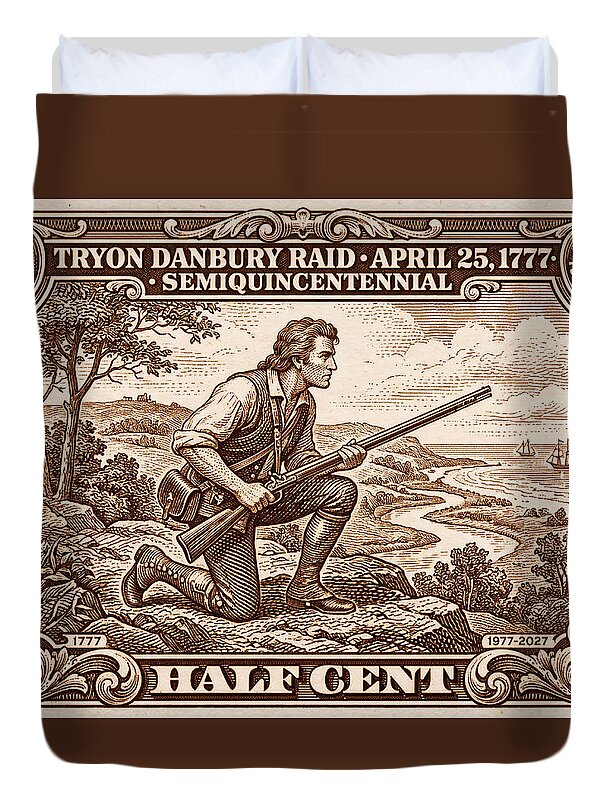 Tryon Danbury Raid 1/2c 2 - Duvet Cover