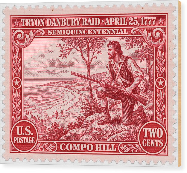Tryon Danbury Raid 2c 2 - Wood Print
