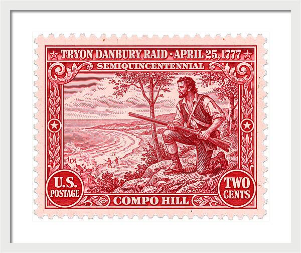 Tryon Danbury Raid 2c 2 - Framed Print