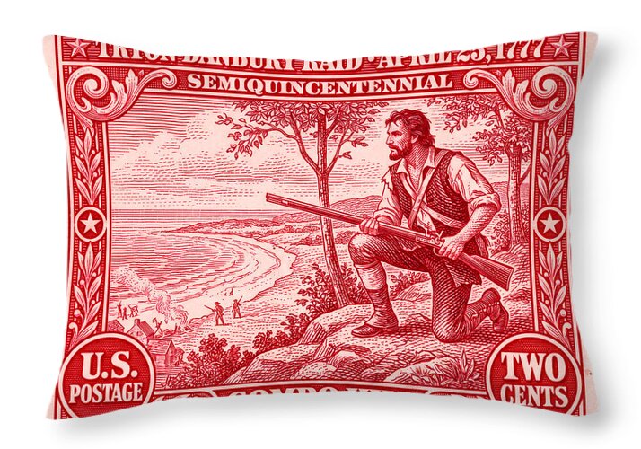 Tryon Danbury Raid 2c 2 - Throw Pillow