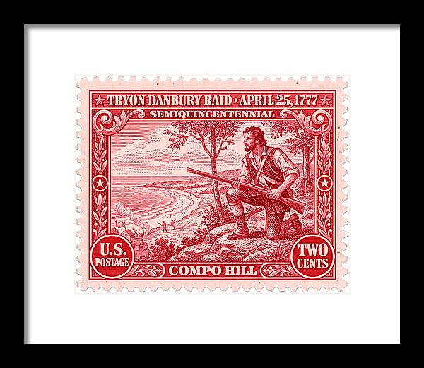 Tryon Danbury Raid 2c 2 - Framed Print