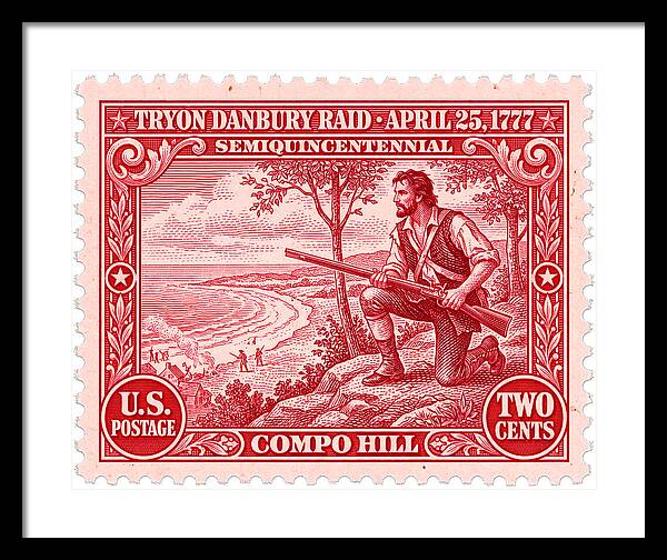 Tryon Danbury Raid 2c 2 - Framed Print