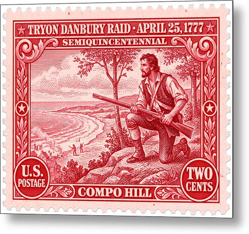 Tryon Danbury Raid 2c 2 - Metal Print