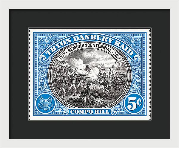 Tryon Danbury Raid 5c 2 - Framed Print