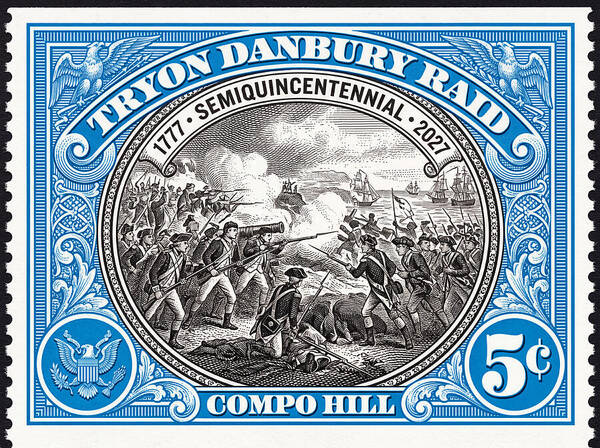 Tryon Danbury Raid 5c 2 - Art Print