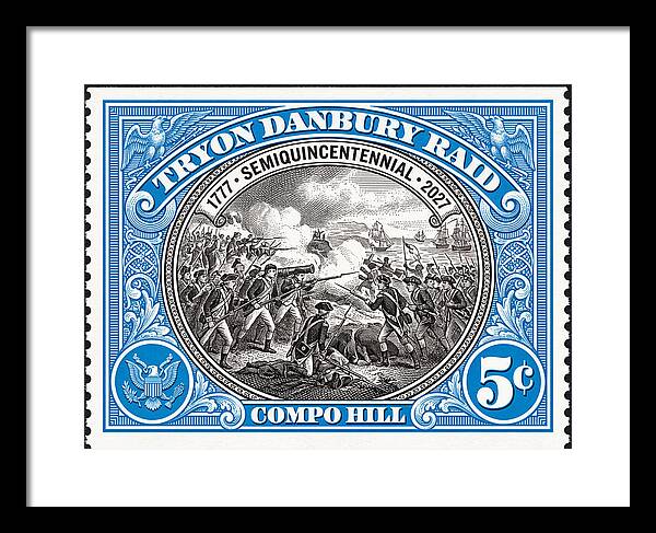 Tryon Danbury Raid 5c 2 - Framed Print
