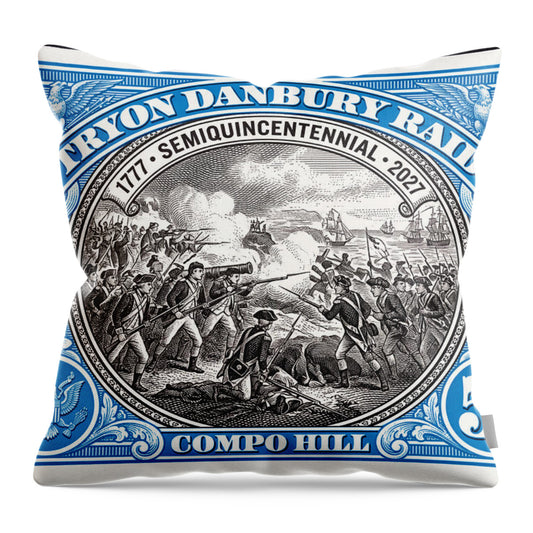 Tryon Danbury Raid 5c 2 - Throw Pillow