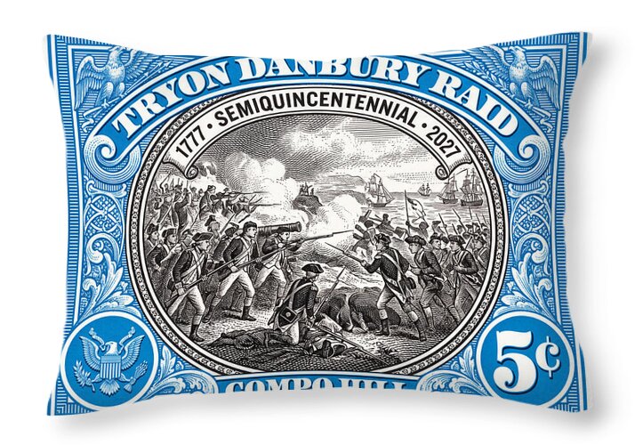 Tryon Danbury Raid 5c 2 - Throw Pillow