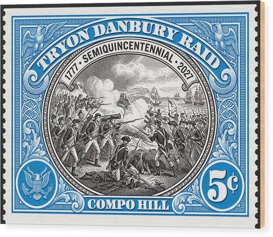 Tryon Danbury Raid 5c 2 - Wood Print