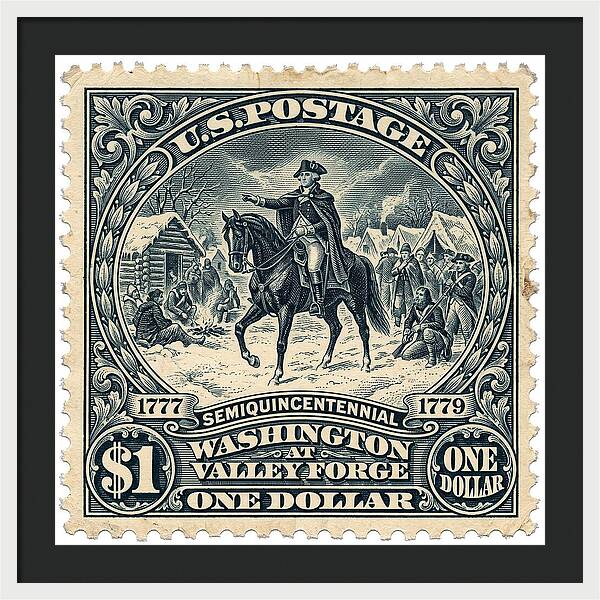Valley Forge $10 2 - Framed Print