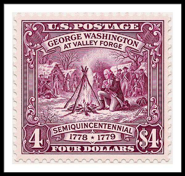 Valley Forge $4 3 - Framed Print