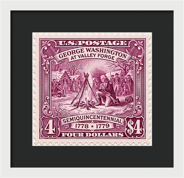 Valley Forge $4 3 - Framed Print