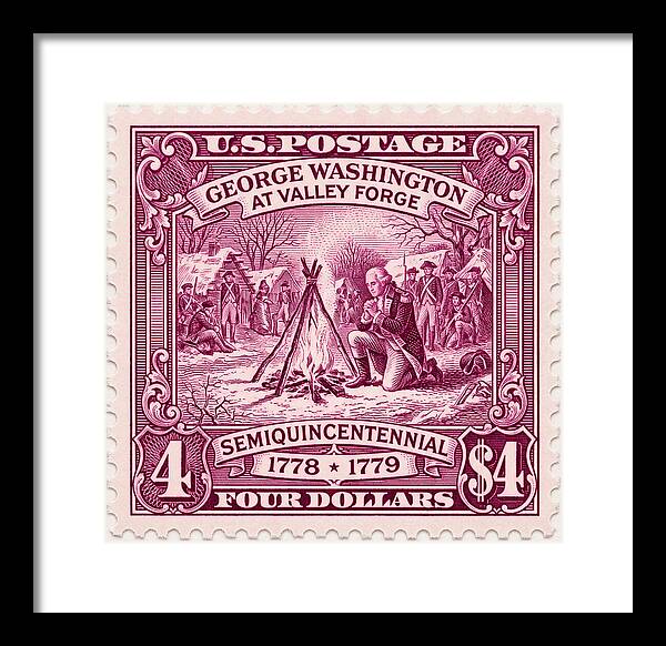 Valley Forge $4 3 - Framed Print