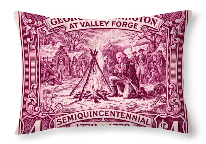Valley Forge $4 3 - Throw Pillow