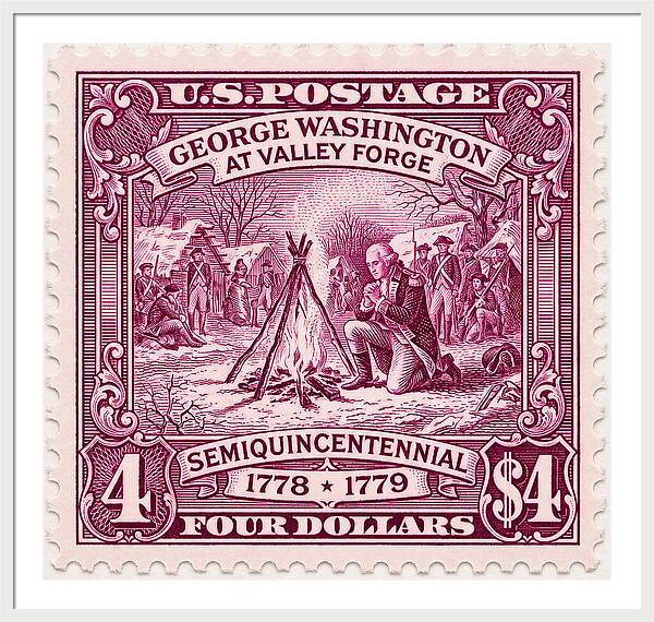Valley Forge $4 3 - Framed Print
