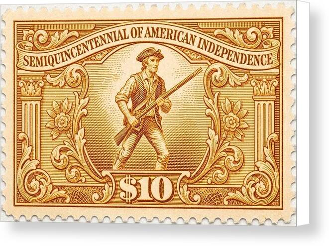 American Independence $100,000 3 - Canvas Print