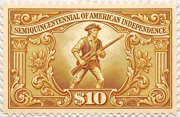 American Independence $100,000 3 - Art Print