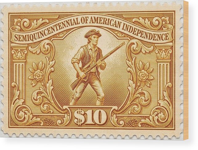 American Independence $100,000 3 - Wood Print