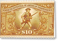 American Independence $100,000 3 - Greeting Card